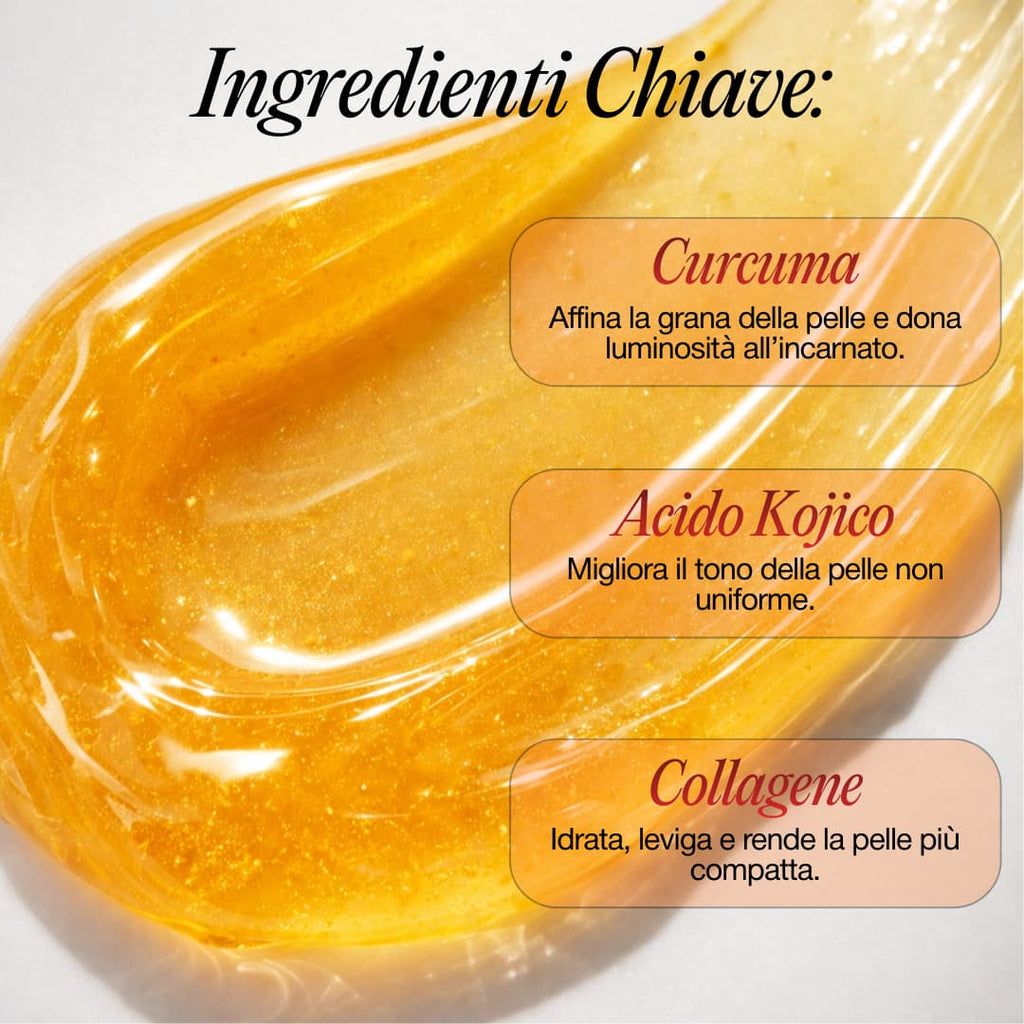 Maschera Koreana Collagene e Curcuma
